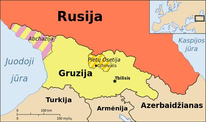 Pietų Osetija ketina jungtis prie Rusijos