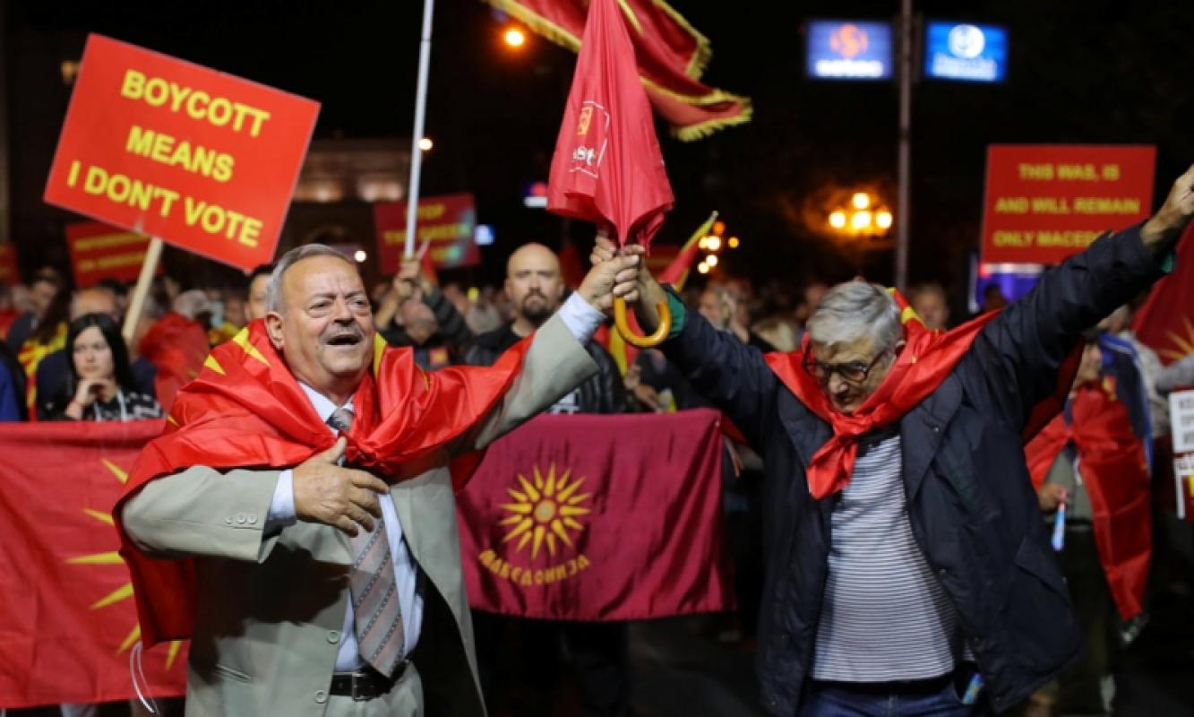 Kremlius džiūgauja: referendumas dėl Makedonijos stojimo į ES ir NATO sužlugo