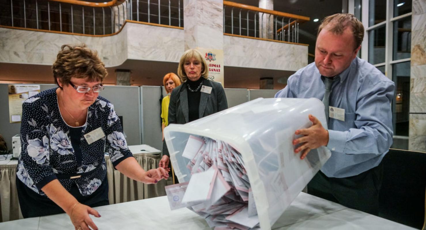 Latvijoje Seimo rinkimus laimėjo Ušakovo partija 