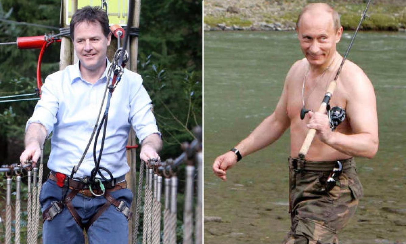 Ką priešpastatys Britanija „kietam vyrukui“ Putinui? Klegą iš „Go Ape“ karstynių