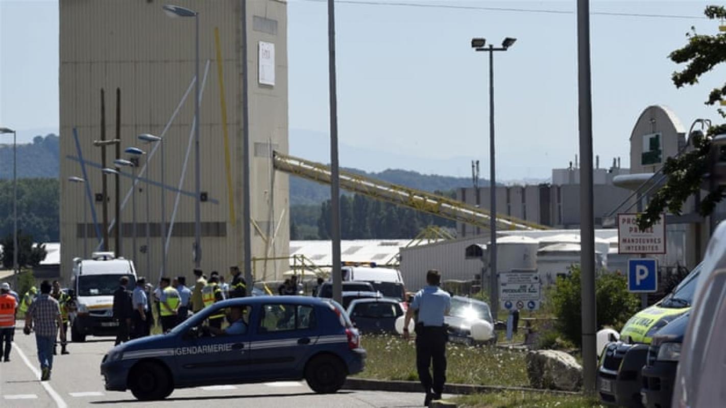 Teroristinė ataka Prancūzijos gamykloje