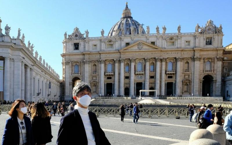 Vatikane užfiksuotas pirmas koronaviruso atvejis, darbas čia laikinai nutrauktas