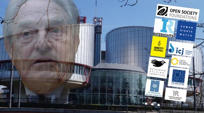 Sorošas vadelioja Europos žmogaus teisių teismą per savo NVO lobistus