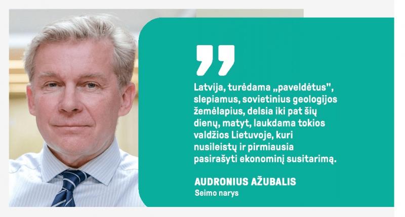 Lietuva turi visus šansus susipykti su Latvija - Landsbergių gauja pasistengs
