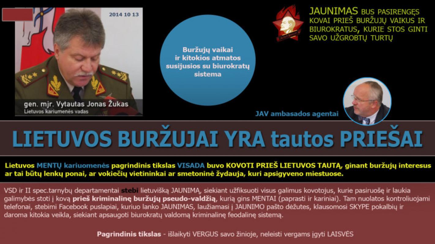 Lietuvos išgamos buržujai ir biurokratai ruošiasi kariauti prieš Lietuvos Tautą