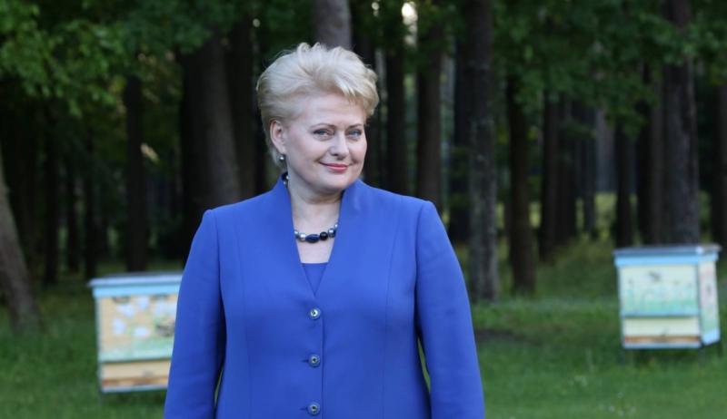 Lietuvos prezidentė Dalia Grybauskaitė: visas šitas paskolas iki 2050 metų reikės grąžinti