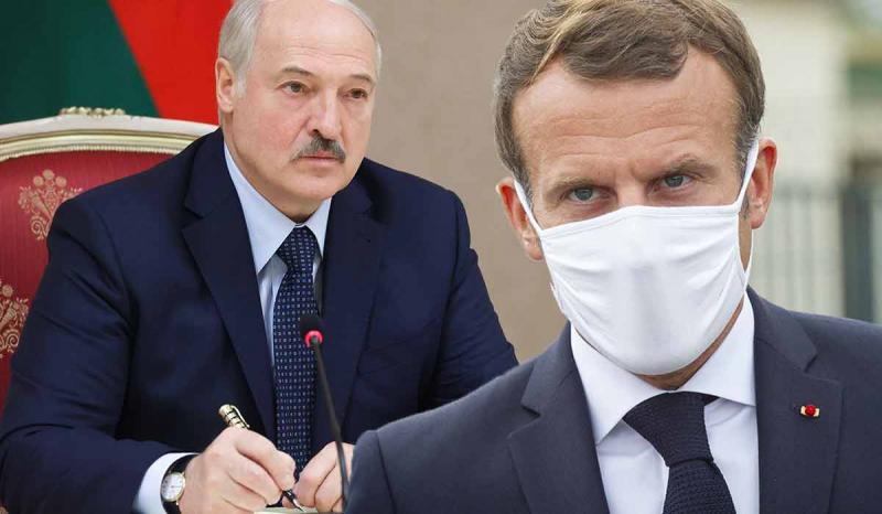 Tariamas Baltarusijos prezidentas A. Lukašenka nepakluso Prancūzijos lyderio raginimui trauktis