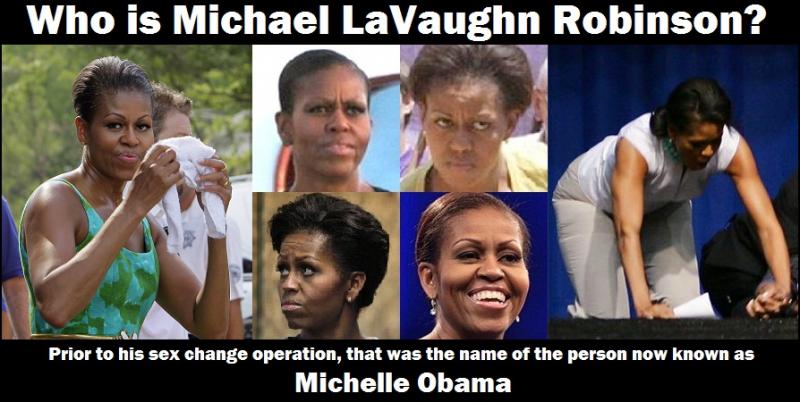 Mišel Obama yra vyras Michael LaVaughn Robinson?