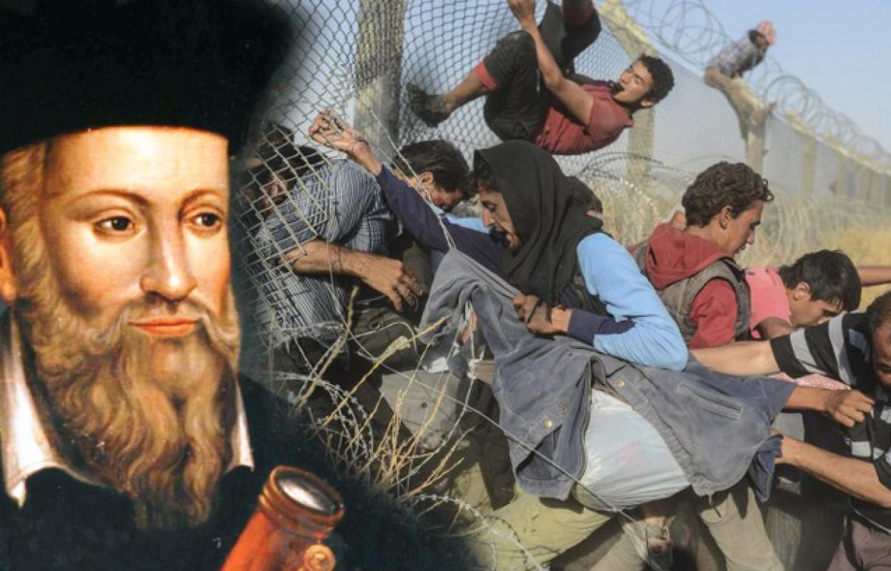 Nostradamo pranašystė apie pabėgėlius: Europos laukia krachas