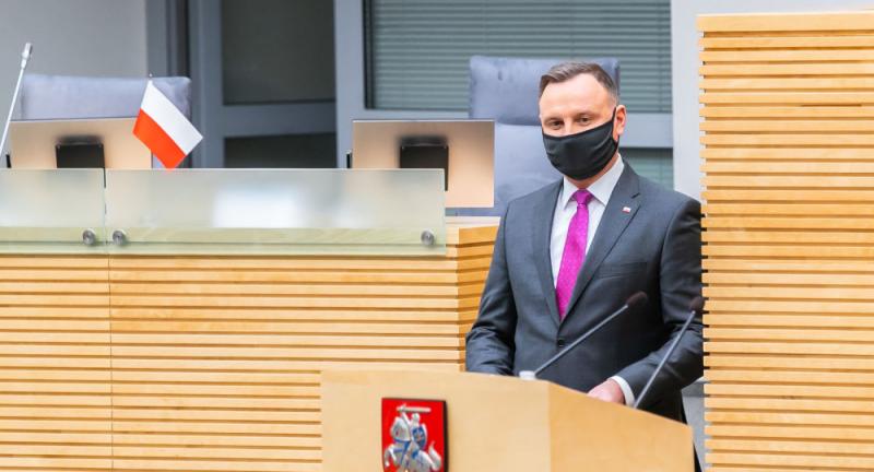 Landsbergistai ir Lietuvos prezidentas nesutaria dėl Lenkijos