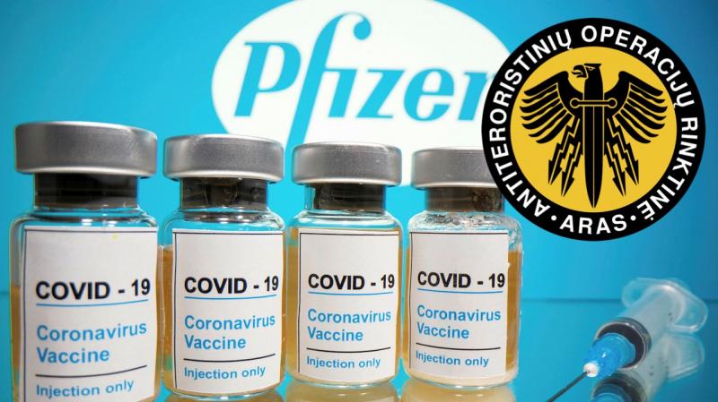 Antiteroristinių operacijų rinktinės saugiai lydėtos vilties vakcinos nuo koronaviruso bus pradėtos leisti jau tuoj