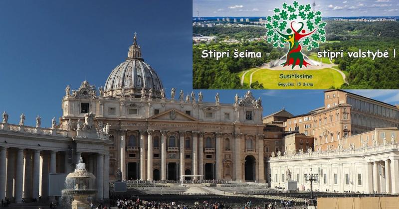 Didžiojo šeimų gynimo maršo išvakarėse: Kristaus tikėjimo išsižadantis Vatikanas