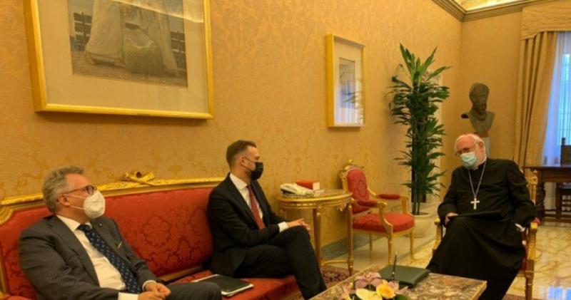 G. Landsbergis Vatikane skundėsi dėl Baltarusijos ir Rusijos