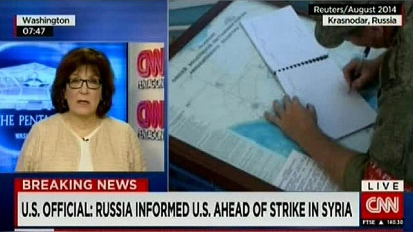 CNN: Pentagonas pareiškė, jog Rusija surengė aviacijos antskrydį Sirijoje