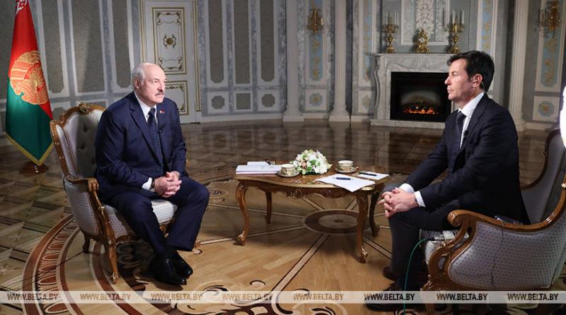 Lukašenka CNN papasakojo, kad JAV skatina migraciją į Lietuvą ir Lenkiją