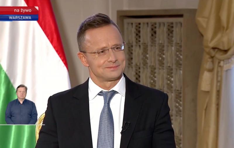 Peter Szijjarto interviu Lenkijos televizijai: migrantus gali sustabdyti tik tvora