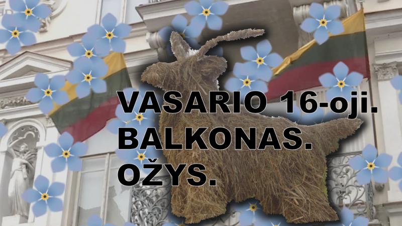 Vasario 16-ąją sostinėje grasinama sudeginti didžiulį šiaudinį ožį – Vilnius rengiasi gynybai