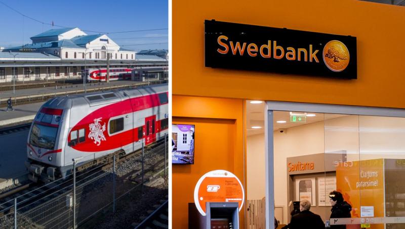 „Lietuvos geležinkeliai“ ir „Swedbank“ atsiriboja nuo Rusijos ir Baltarusijos