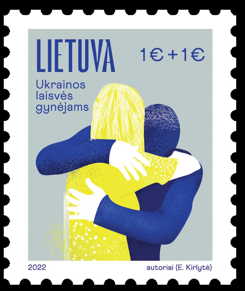 Lietuvos paštas išleidžia pašto ženklą Ukrainos laisvės gynėjams
