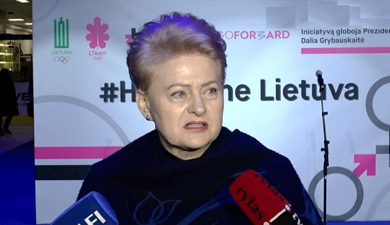 Karo ištroškusi Dalia Grybauskaitė: „Putinas gali būti sustabdytas tik mūšio lauke“