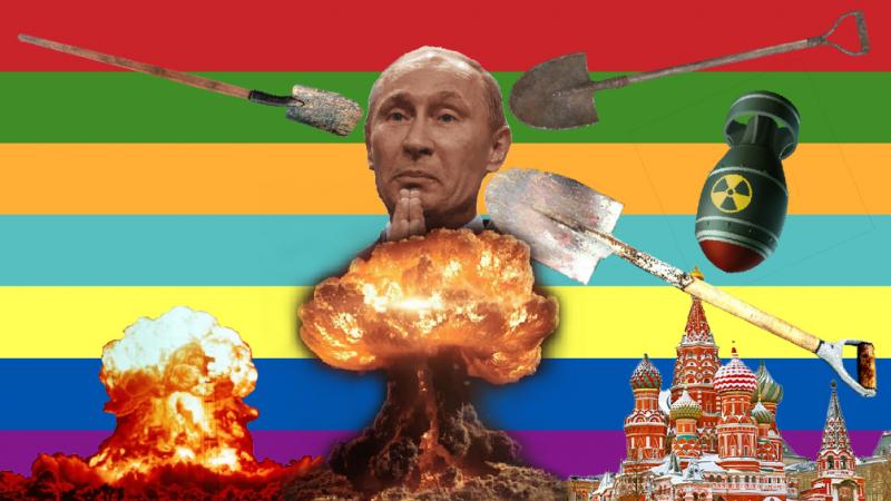 Pergalė artėja: Rusiją pribaigsime lopetų ir branduolinio ginklo miksu