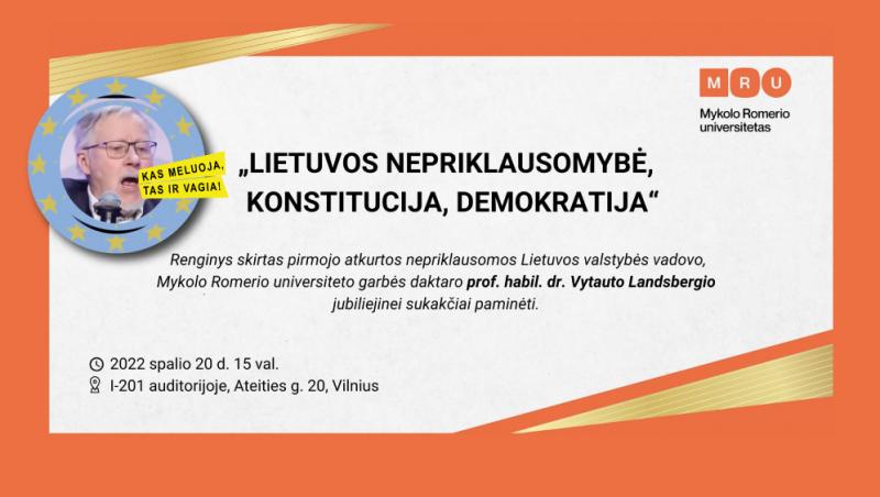 MRU bus paminėtas Lietuvos prezidento Vytauto Landsbergio 90-metis