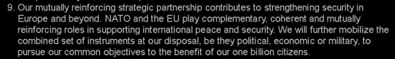 Fašistinės ES ir NATO strateginė partnerystė