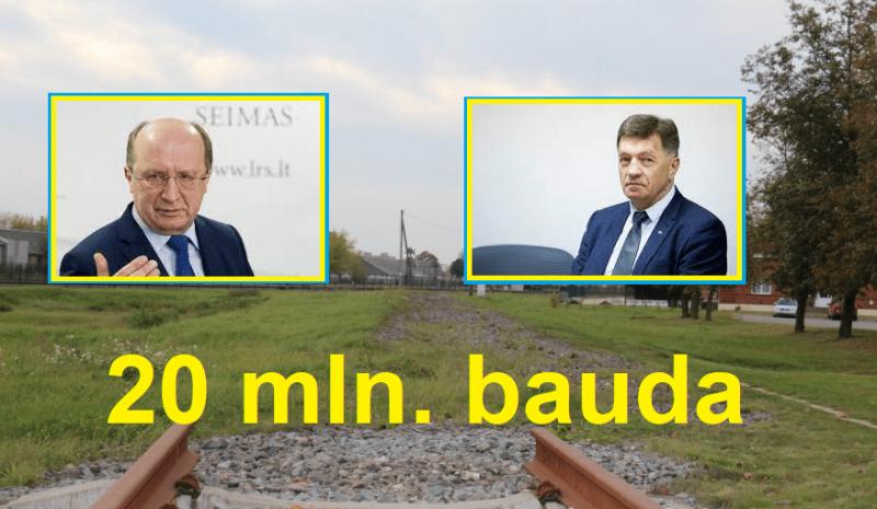 „Lietuvos geležinkeliams“ Europos Sąjungos Teisingumo Teismas ketvirtadienį skyrė 20 mln. eurų baudą
