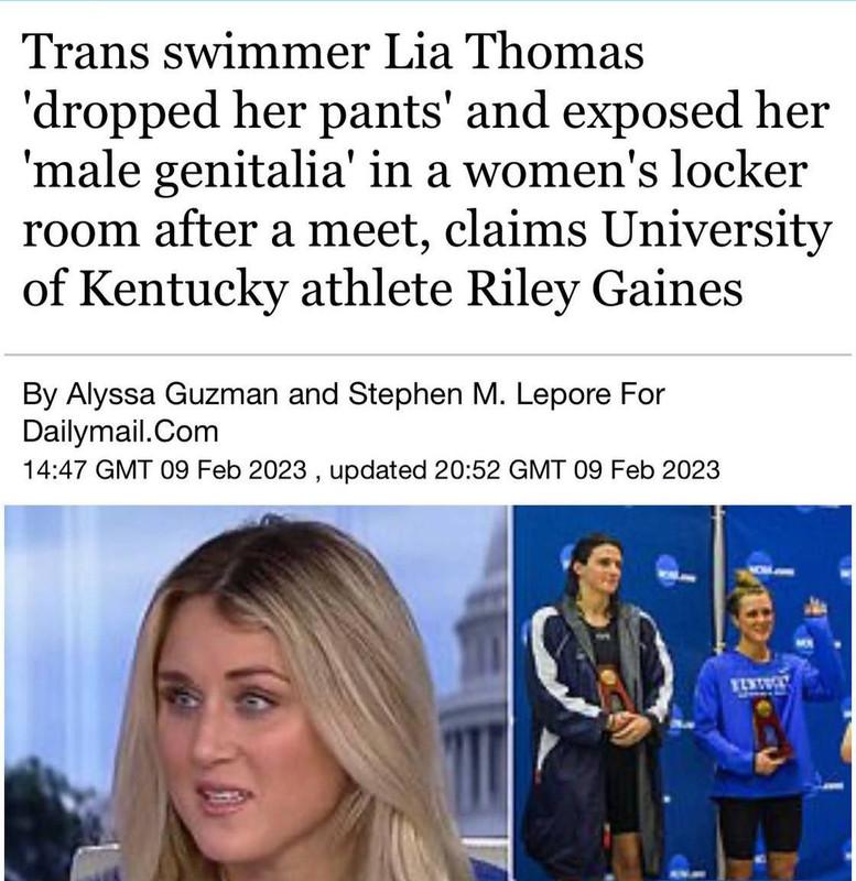Transgenderinis plaukikas ir penis dušinėje