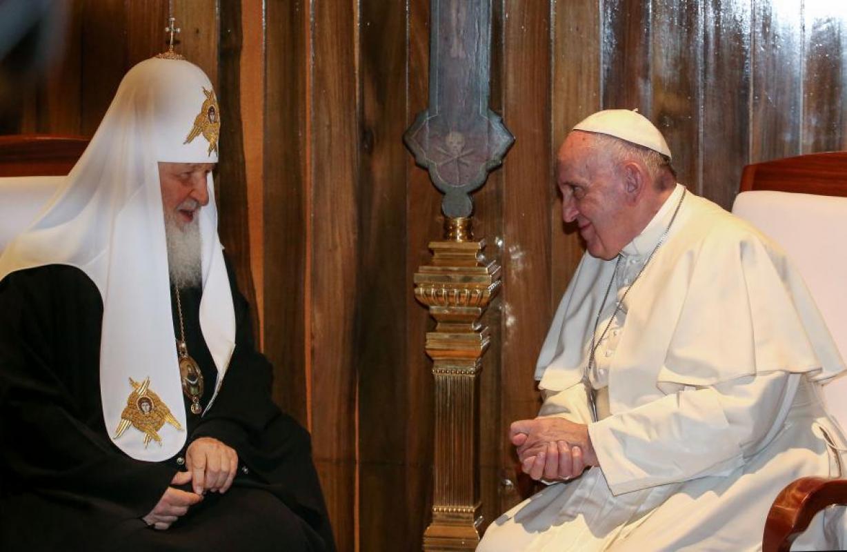 Istorinis Romos popiežiaus ir Maskvos patriarcho susitikimas. Gal vertėjo jį atidėti dar kokiam šimtui metų?