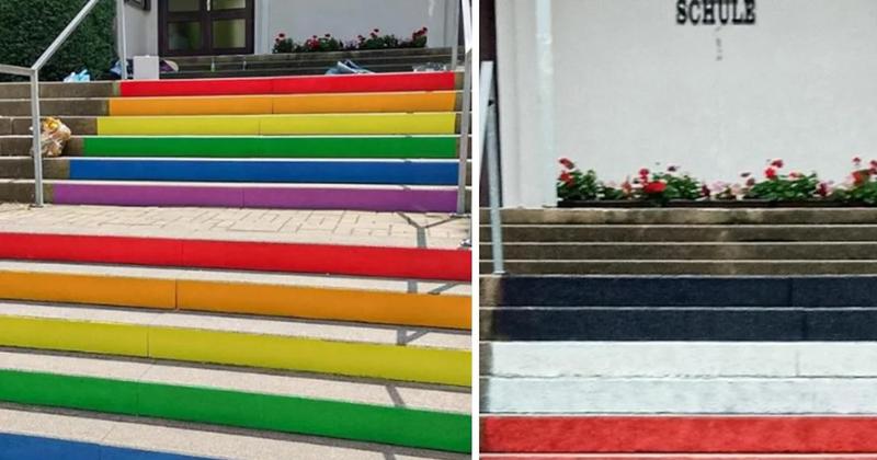 Geras vokiečių pavyzdys Vilniaus valdžiai:  terliojami laiptai nuvalyti