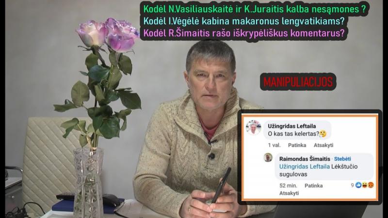 N.Vasiliauskaitė teigia, kad E.Vaitkus už Lietuvą kaip RF protektoratą. Igno Vėgėlės manipuliacijos.