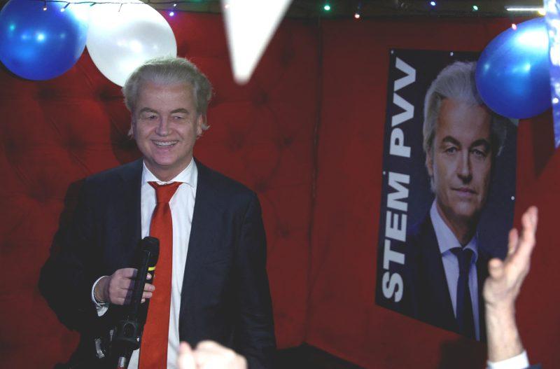 Welt: Geerto Wilderso partija tampa stipriausia jėga Nyderlanduose