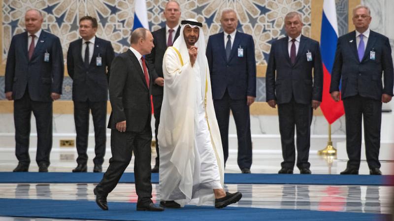 Rusijos Federacijos Prezidentas Vladimiras Vladimirovičius Putinas atvyko į JAE
