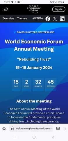 WEF 2024.01.16 Davos Gitanas Nausėda Klaus Schwab meeting to kill all lithuanians