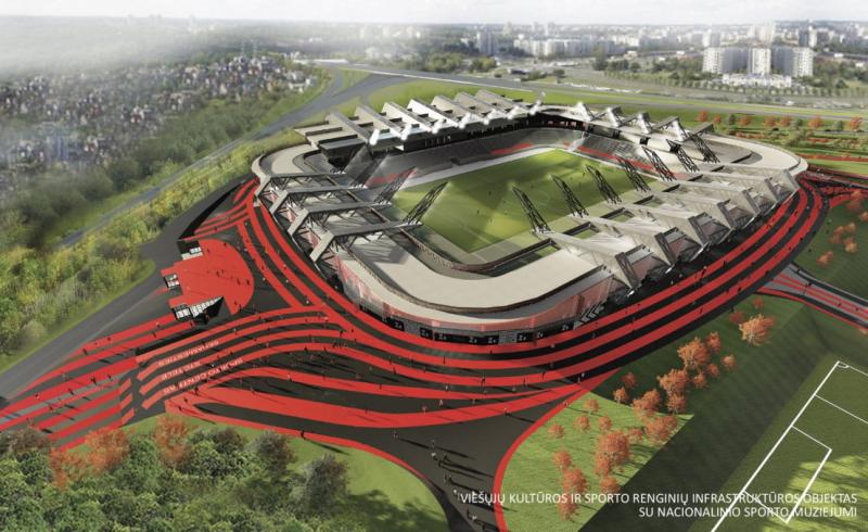 Nacionalinio stadiono projektą perima „Hanner“
