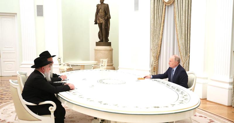 Po T.Karlsono interviu su V.Putinu Kremliuje apsilankė vyriausias rabinas Berl Lazaras