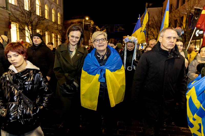 Šimonytė: esame ir likime su Ukraina kiekviename jos žingsnyje į pergalę