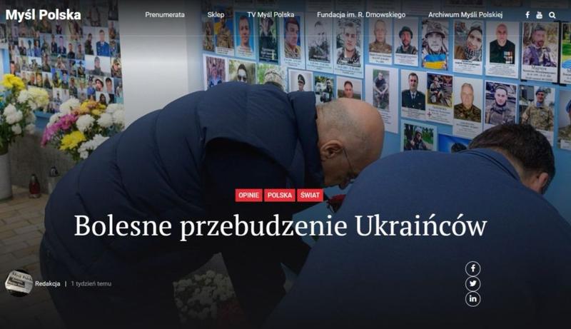 Mysl Polska: Skausmingas ukrainiečių prabudimas