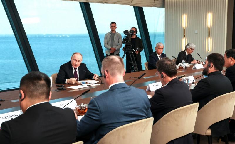 Vladimiro Putino susitikimas su tarptautinių naujienų agentūrų vadovais