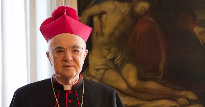 Arkivyskupas Karlo Maria Vigano nepripažįsta popiežiaus Pranciškaus. Pareiškimo tekstas