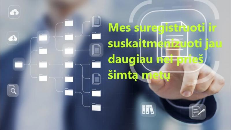 Mes suregistruoti ir suskaitmenizuoti jau daugiau nei prieš šimtą metų