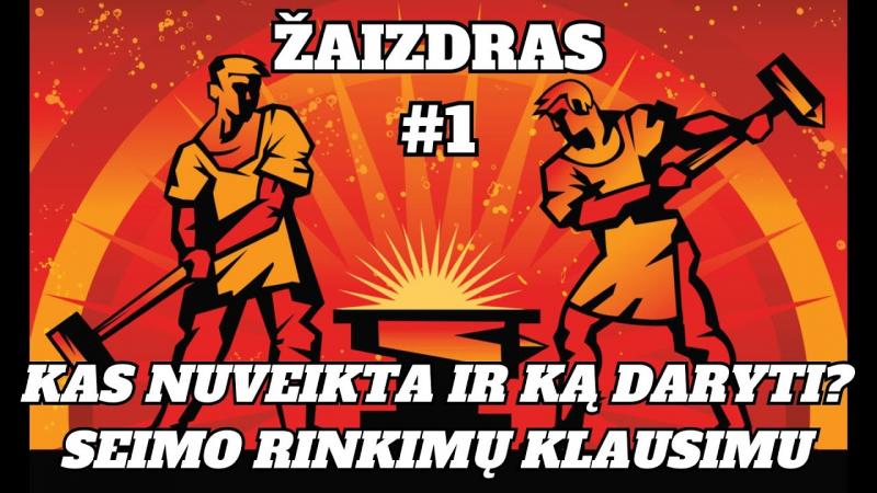 Žaizdras (1) Kas nuveikta ir ką daryti? Seimo rinkimų klausimu