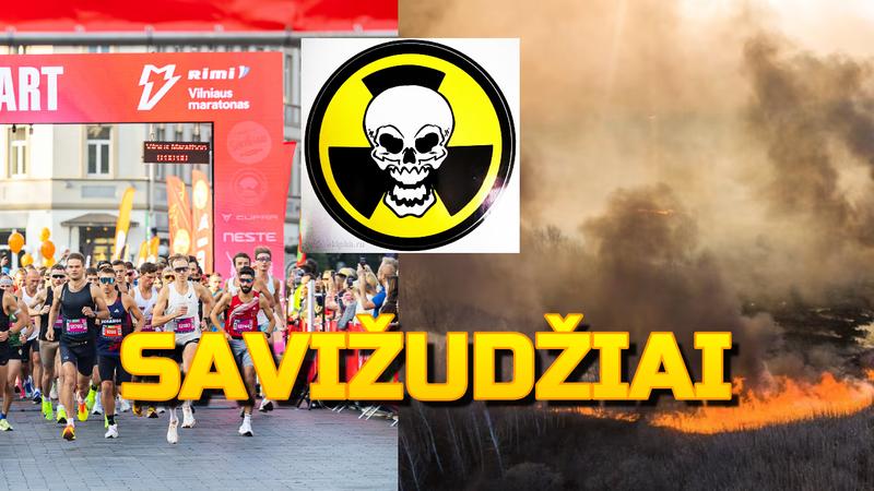 SAVIŽUDŽIAI – Vilniaus maratonas radiacijos dulkėse • 2024 09 08