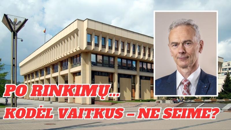 Po rinkimų: rezultatai ir jų priežastys. Kodėl Vaitkus - ne Seime?