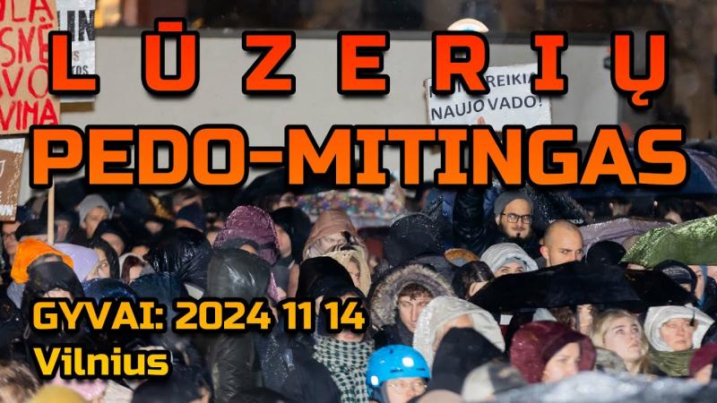 GYVAI: Lūzerių PEDO-mitingas • 2024 11 14 d., Vilnius