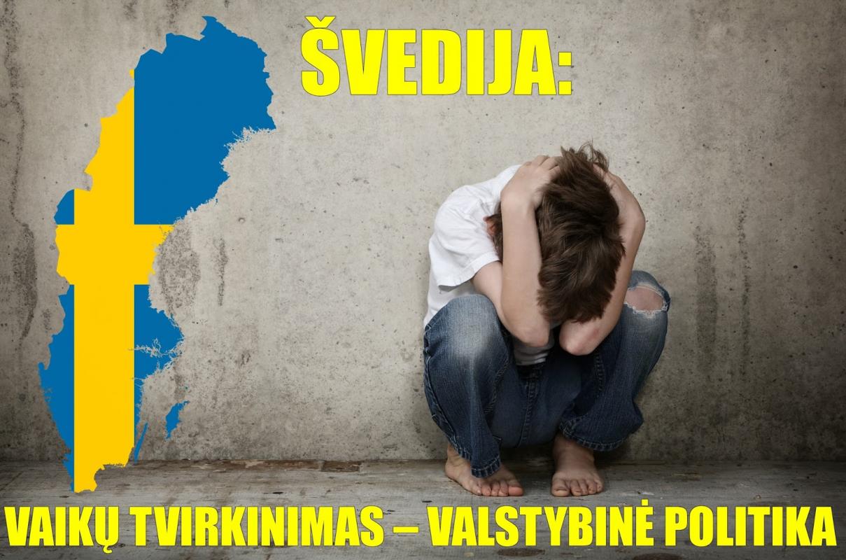 Iškrypėlių diktatūra Švedijoje: vaikų tvirkinimas tampa valstybine politika