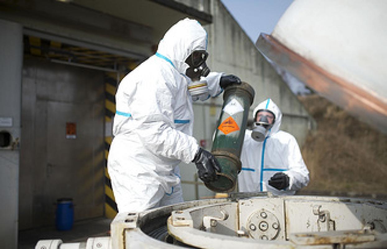 Sirijoje surasti JAV ir Didžiosios Britanijos gamybos cheminiai ginklai