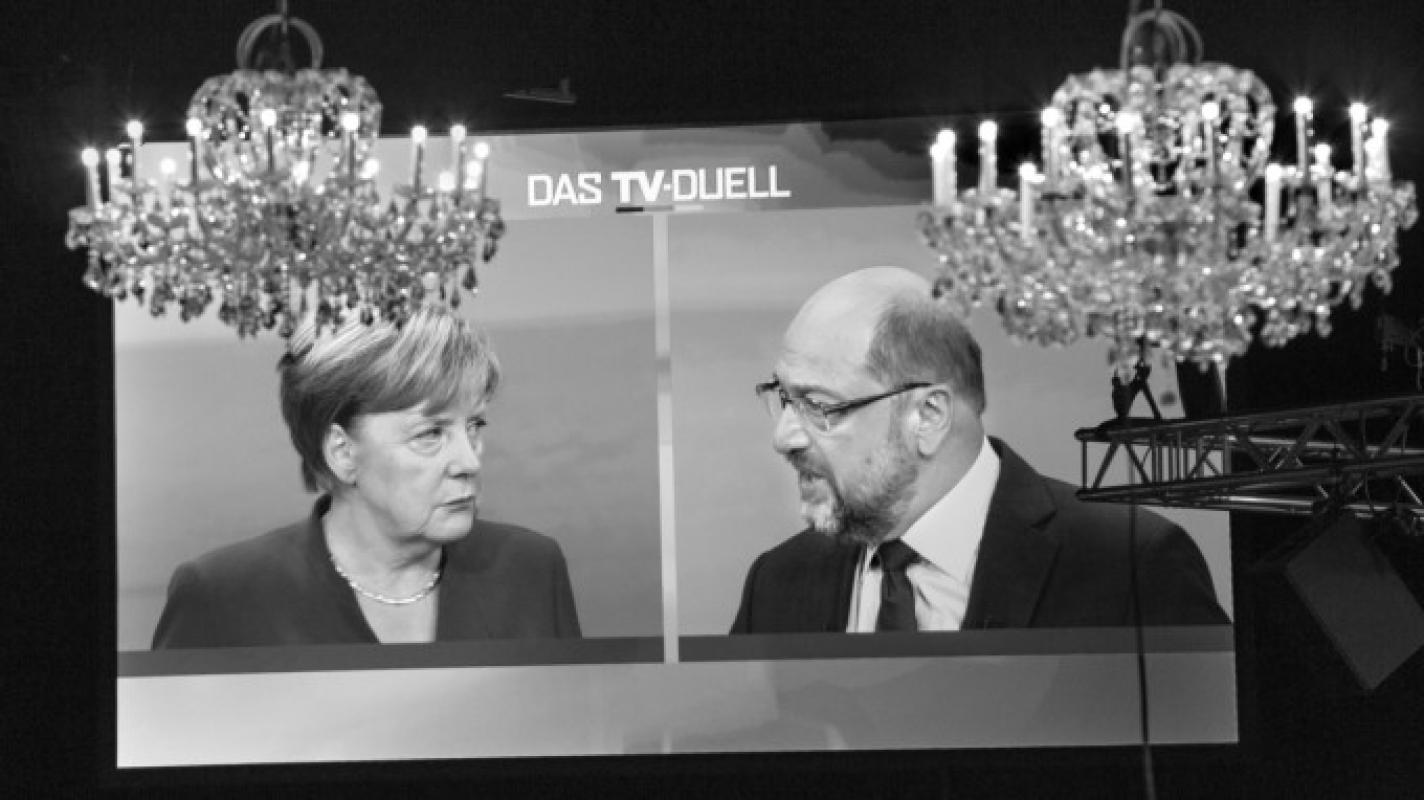 Televizijos debatai Vokietijoje - 97 minučių trukmės demokratijos parodija. Lenkijos reakcija