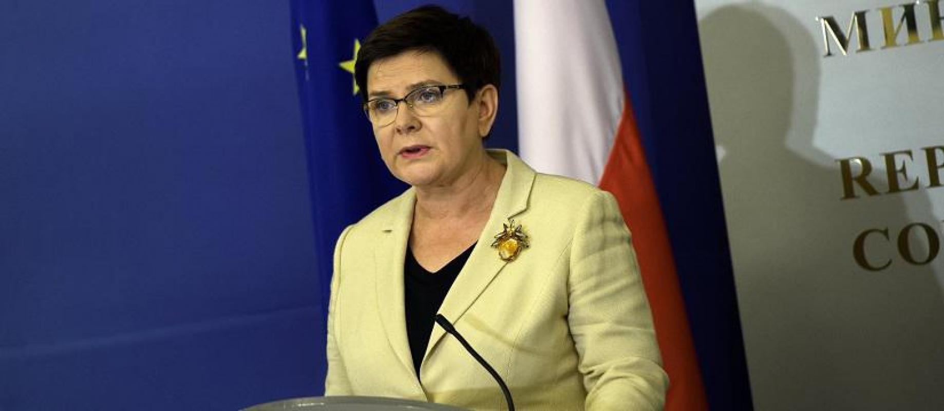 Lenkijos premjerė Beata Šidlo: Sprendimas dėl pabėgėlių perkėlimo nepasiteisino ir neišsprendė problemos
